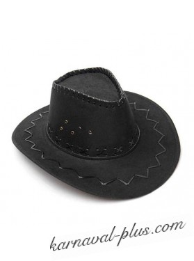 Шляпа Ковбойская черная (без надписи)
